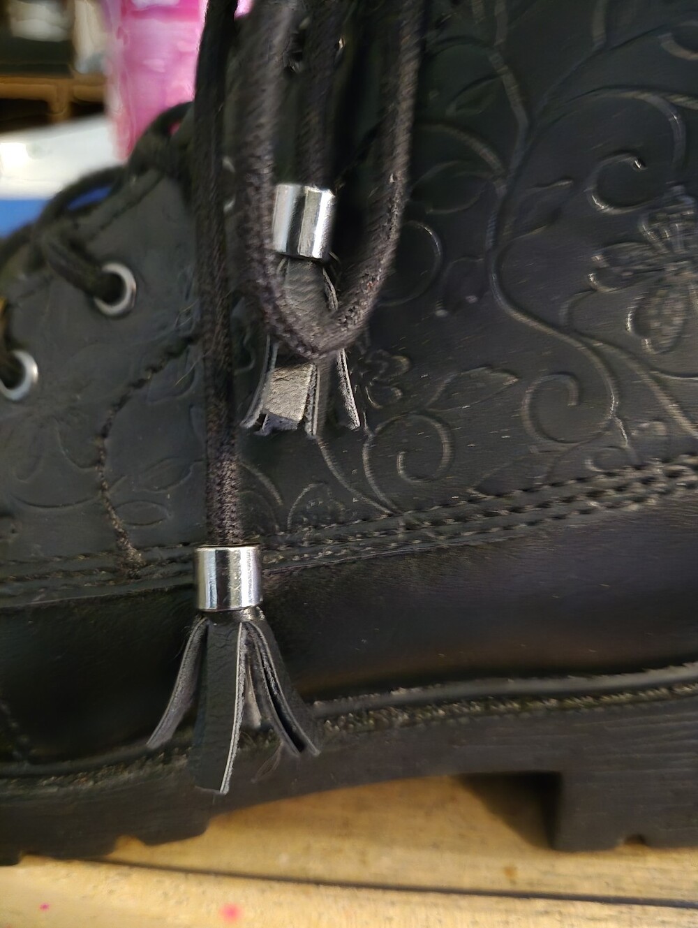 Allegria Chevon Womens Waterproof Leather Embossed Ankle Boot - 40/9 - Picture 10 of 10